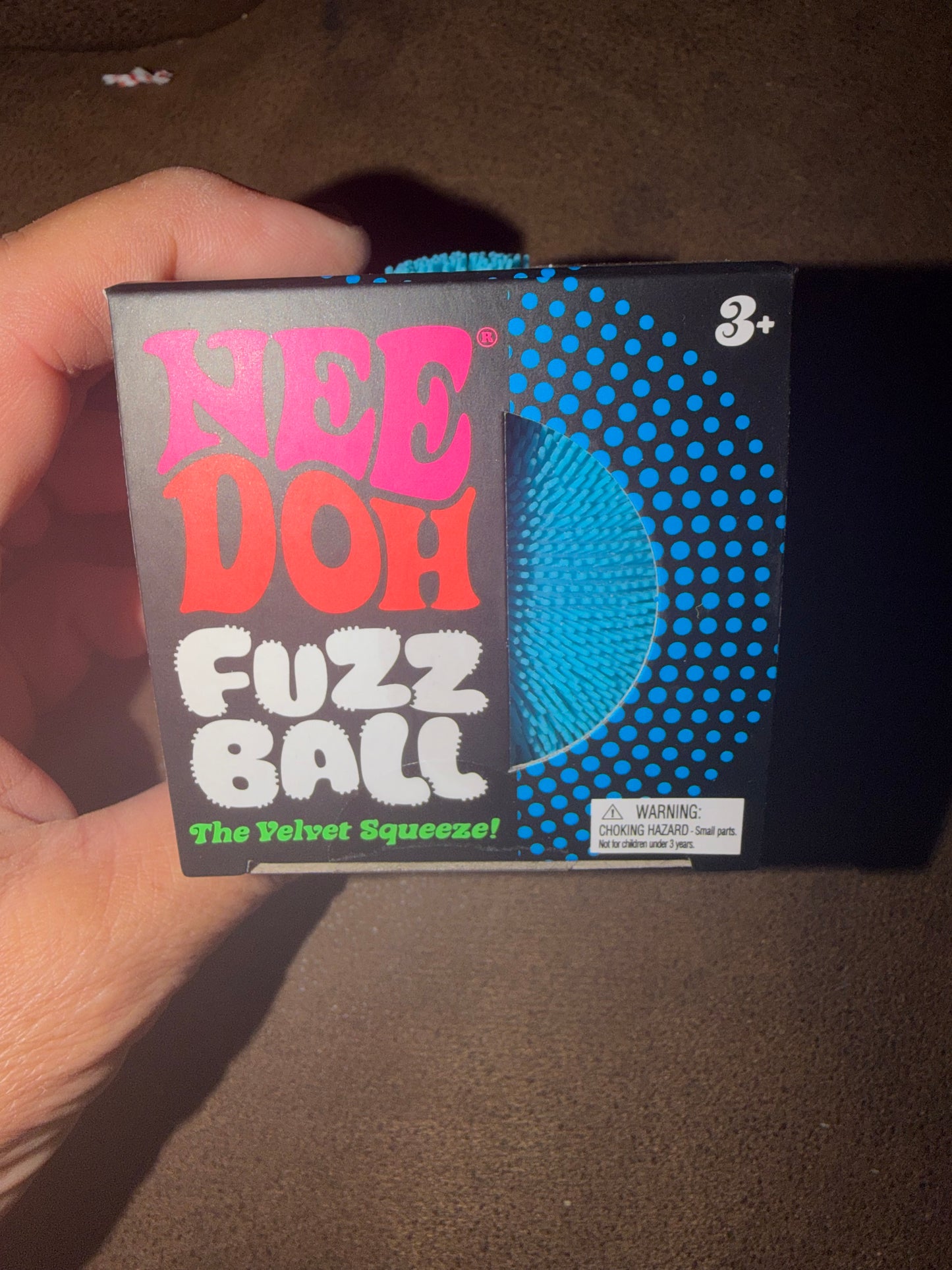 Blue Velvet Squeeze Fuzz Ball