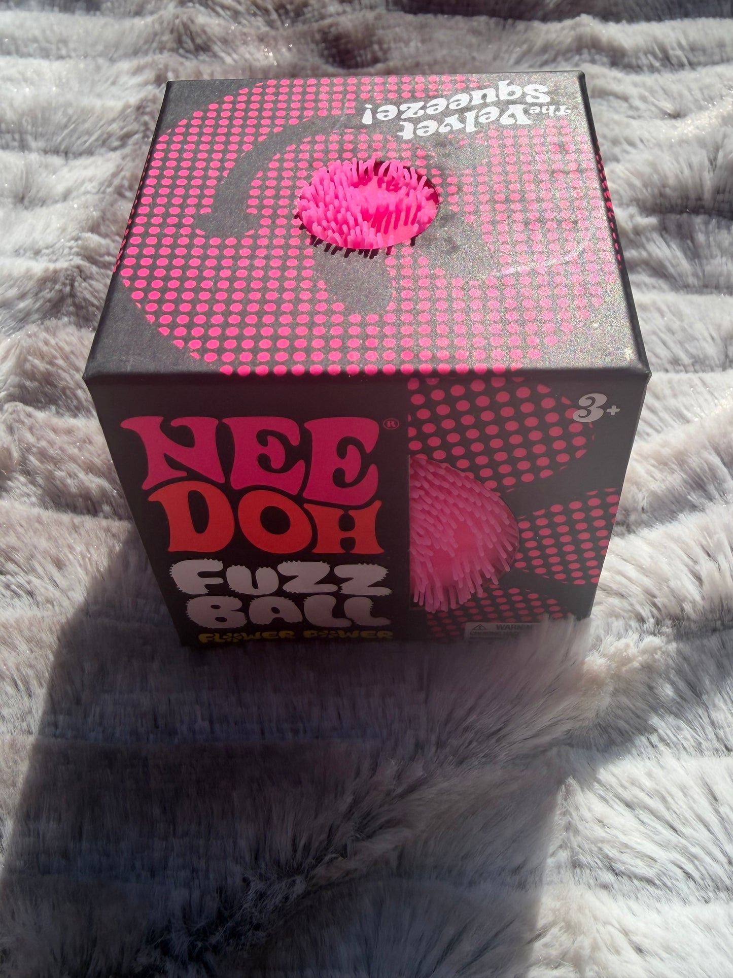 Needoh Pink Fuzz Ball