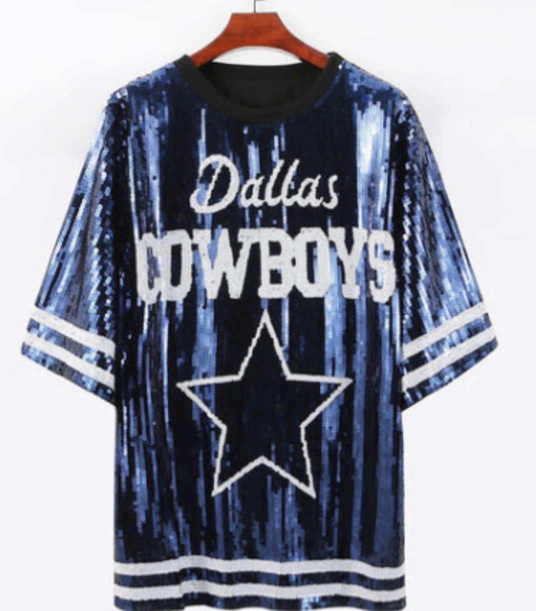 Dallas Cowboy Sequin Dress Top