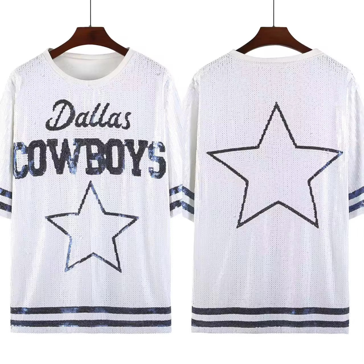 Dallas Cowboy Sequin Dress Top
