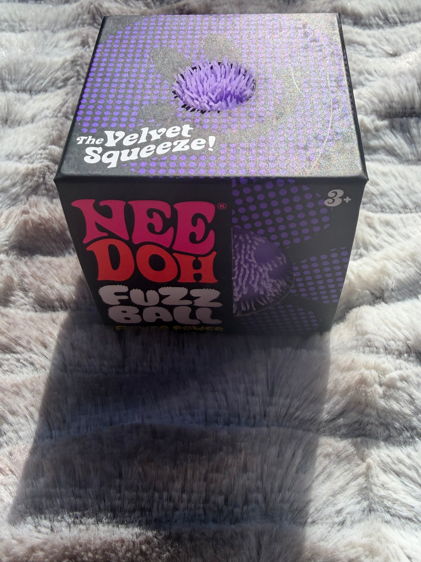 Needoh Purple Fuzz Ball