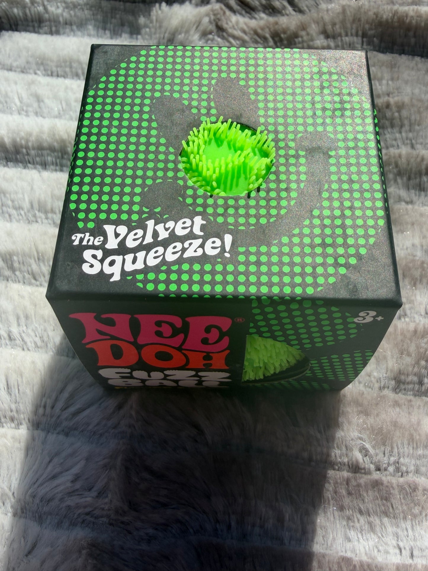 Needoh Green Fuzz Ball