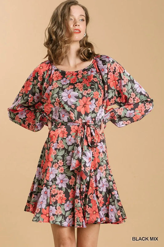 Black floral Umgee dress