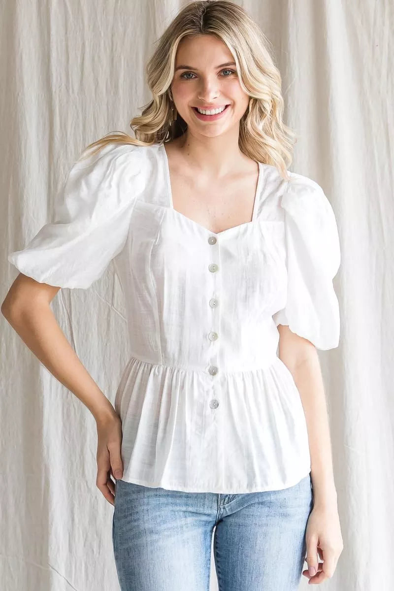 White Jodifl Top