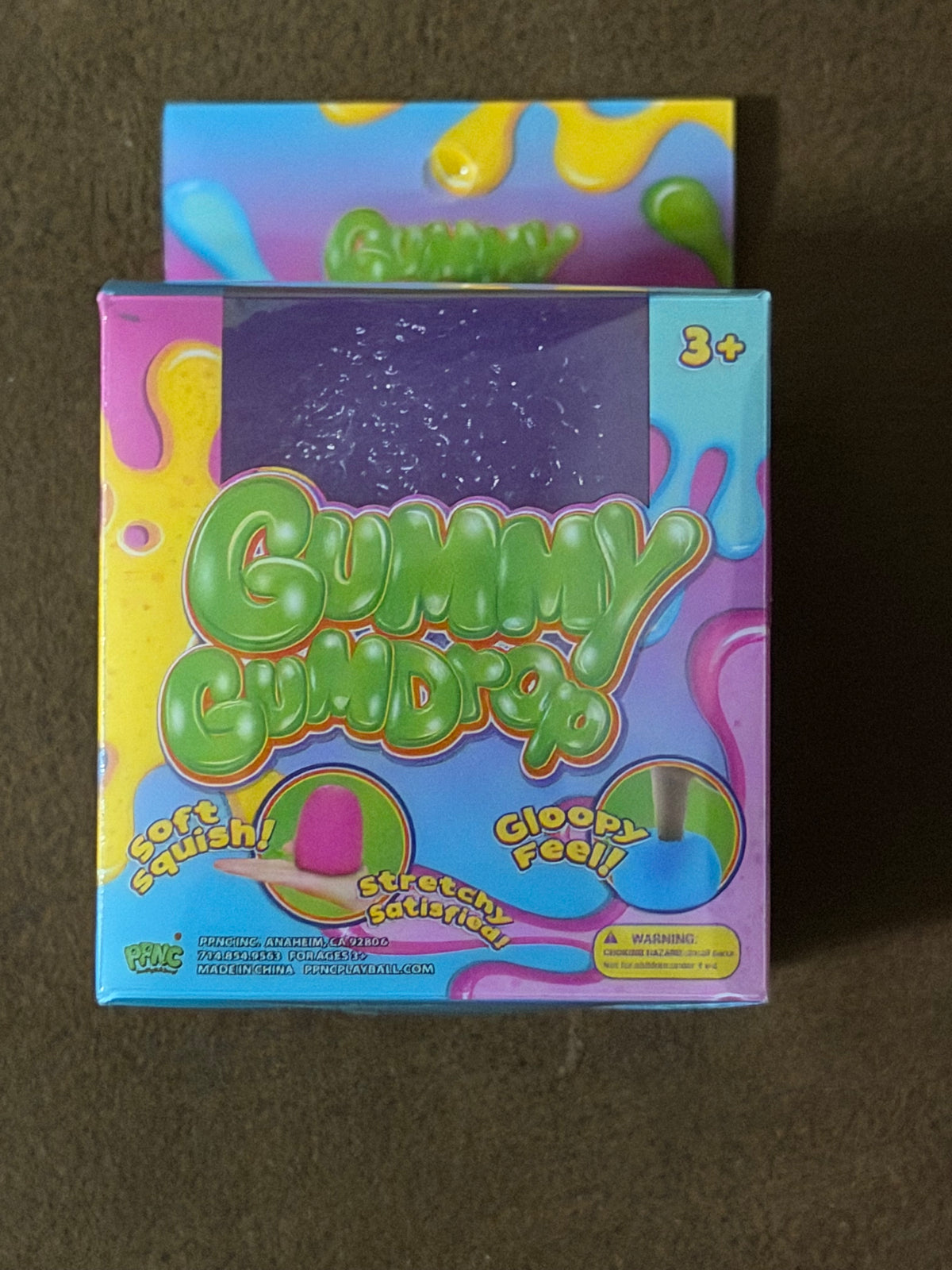 Purple Gummy Gum Drop