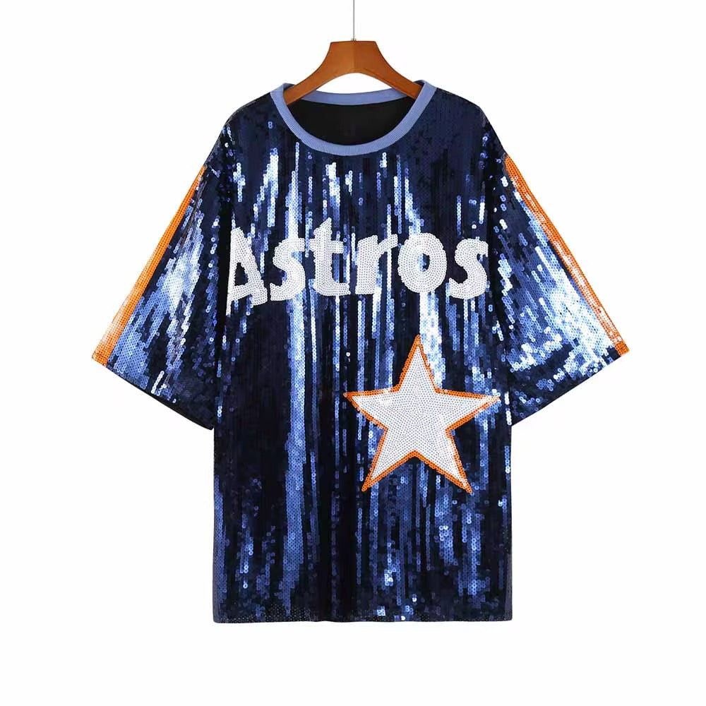 Astros Sequin Dress/Top
