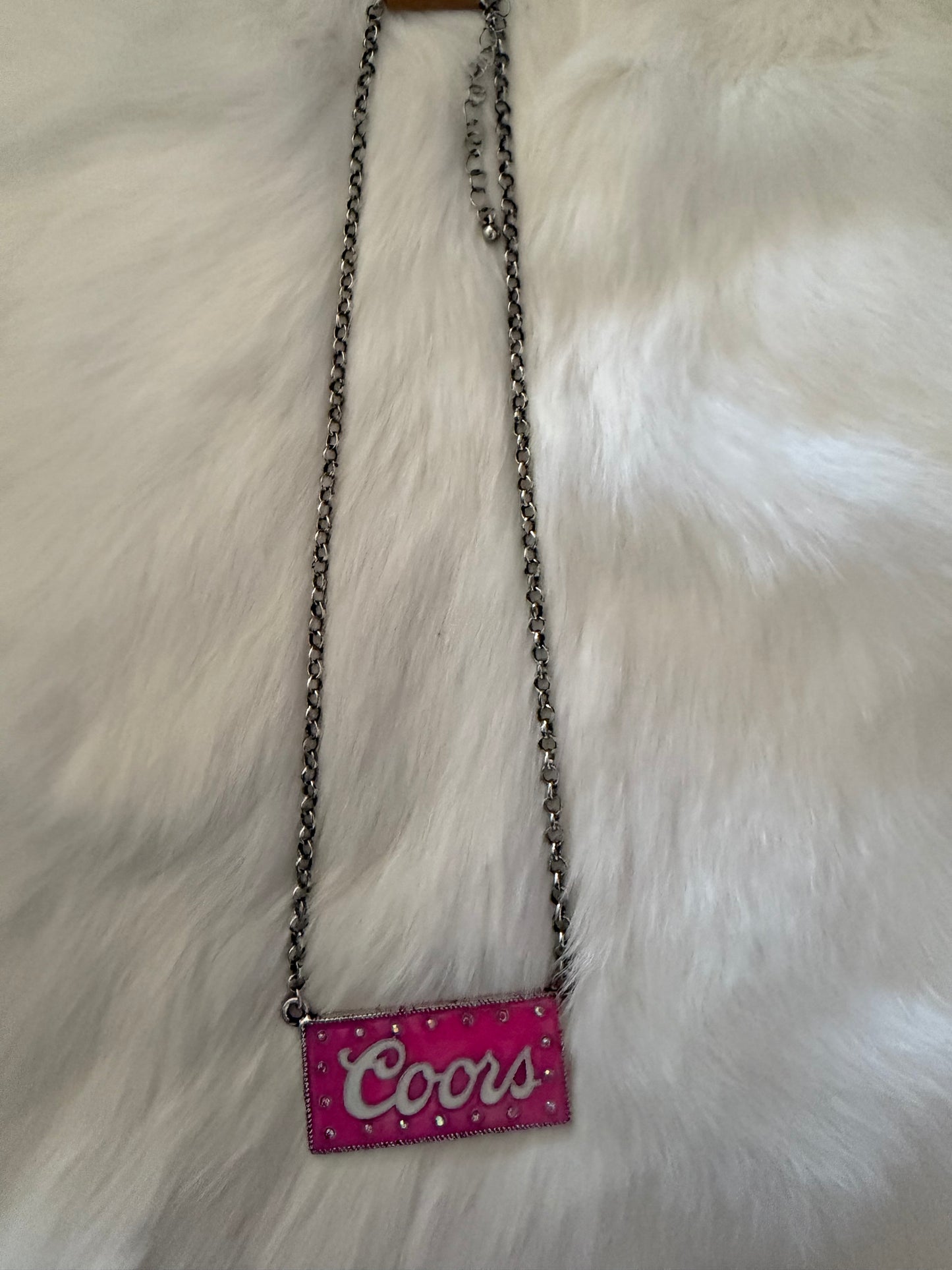 Pink Coors Necklace