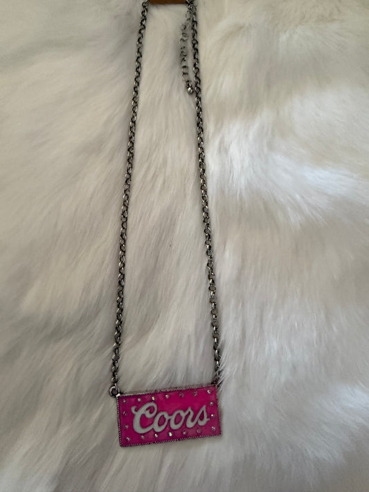 Pink Coors Necklace