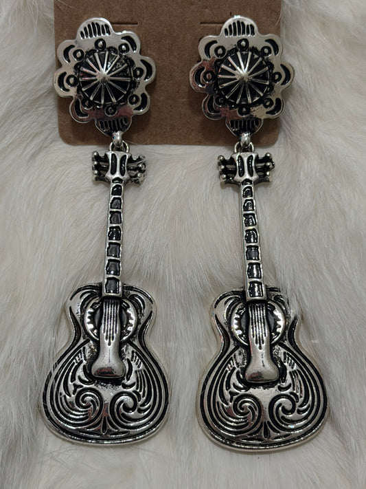 Guitar Earrings