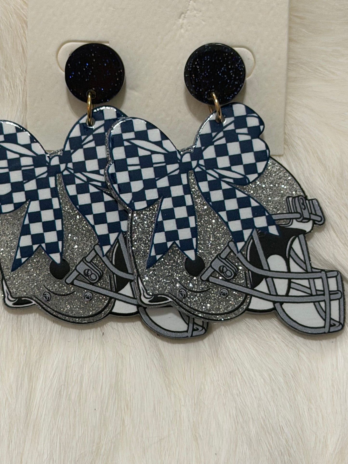 Dallas Cowboys Football Helmet Earrings