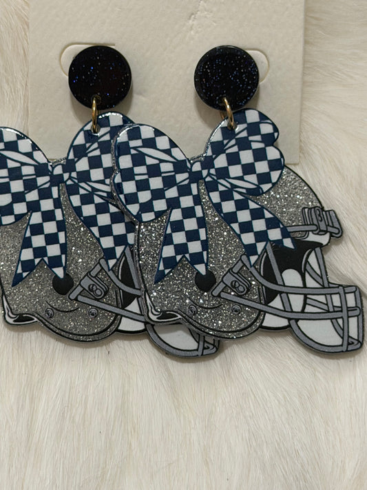 Dallas Cowboys Football Helmet Earrings