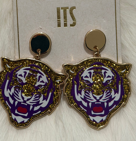 LSU Tigers Earrings